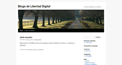 Desktop Screenshot of newblogs.libertaddigital.com