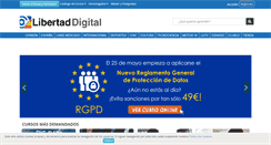 Desktop Screenshot of cursos.libertaddigital.com