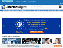 Tablet Screenshot of cursos.libertaddigital.com