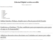 Tablet Screenshot of accesible.libertaddigital.com
