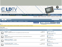 Tablet Screenshot of foro.libertaddigital.tv