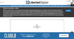 Desktop Screenshot of libertaddigital.com