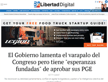 Tablet Screenshot of libertaddigital.com